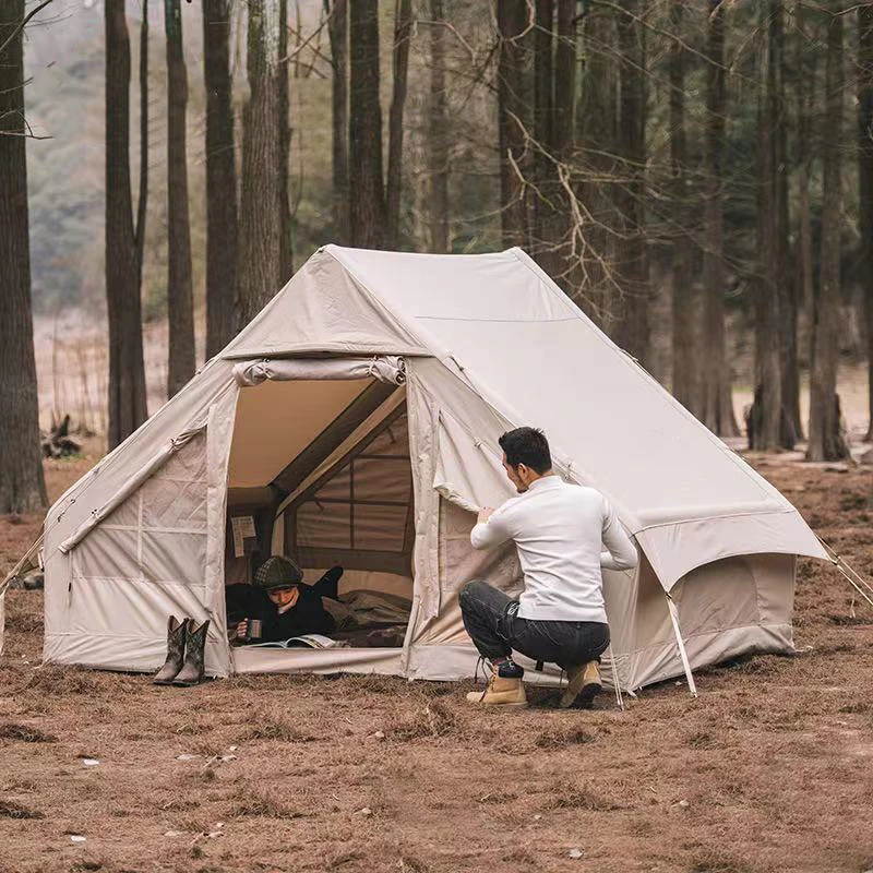 Hot-selling large portable and open family outdoor camping inflatable tent