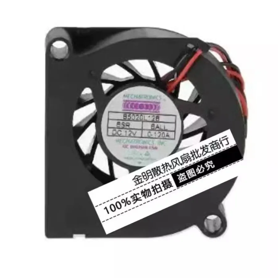 For MECHATRONICS B5020L12B-BSR DC12V 0.120A 2-Wire Turbo Cooling Fan