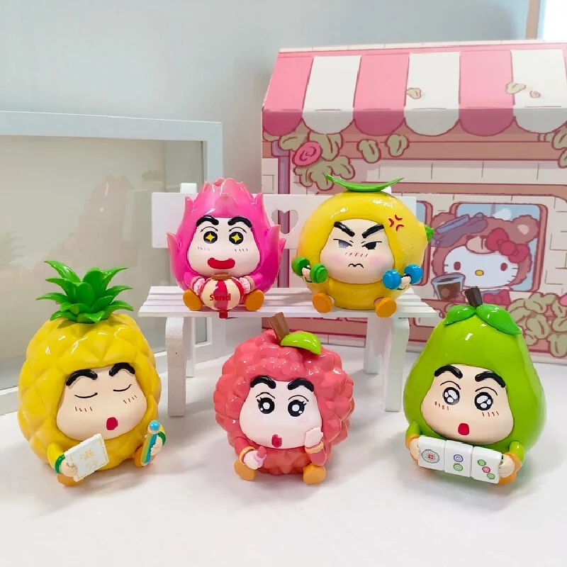 샤오신 블라인드 박스 8종 과일 시리즈 피규어 인형 귀여운 피규어 생일 선물 소녀들 책상 장식