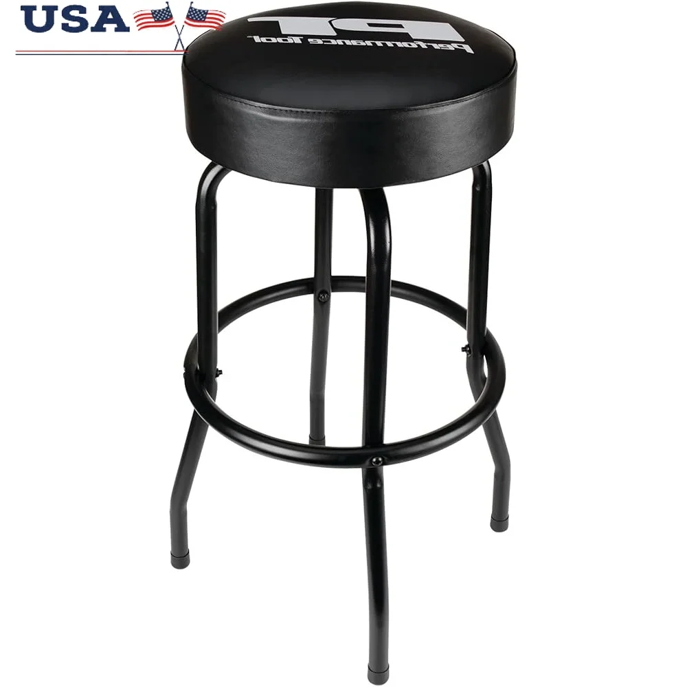 

Поворотное сиденье, барный стул, механика, прочный табурет с виниловой подкладкой, вращение на 360 градусов, легко чистится, эргономичный, для использования в гараже