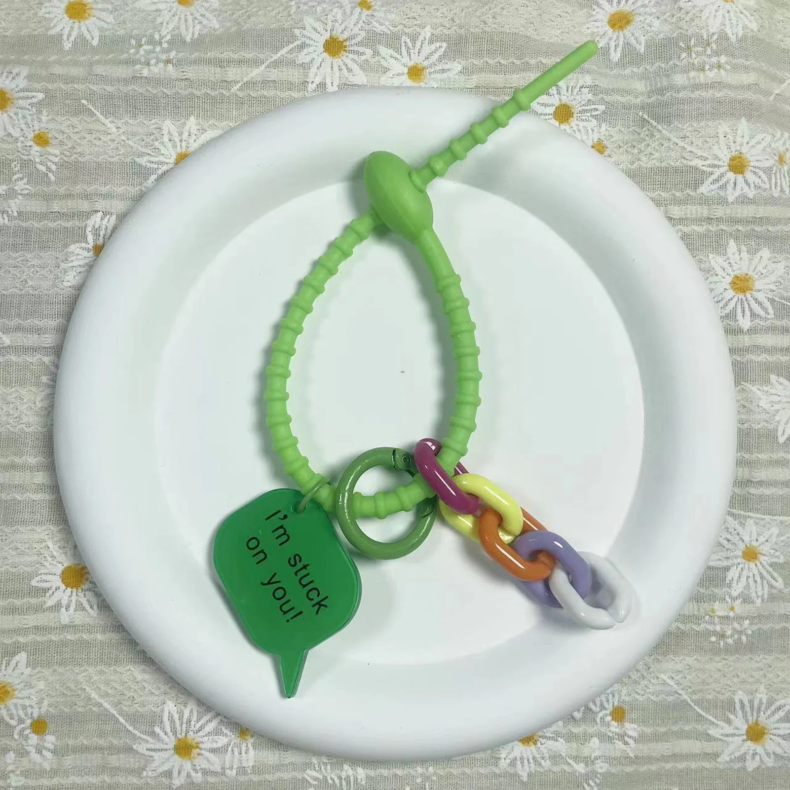 

Fashionable Ribbon Keychain Small Monster Doll Anti Lost Hanging Accessories for Birthday Anniversary Gifts