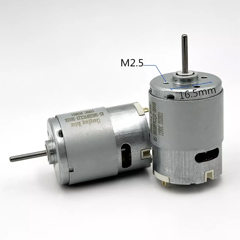 RS-385SH-2655 Mini 385 Motor DC 6V 9V 12V 11000RPM High Speed Micro 28mm Carbon Brush Motor DIY Hobby Toy Model Sweeper