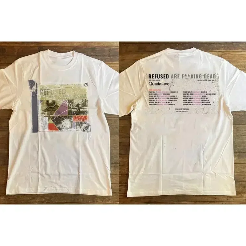 Refused Call It Quits Share Last North American Tour T shirt Full Size S 5XL