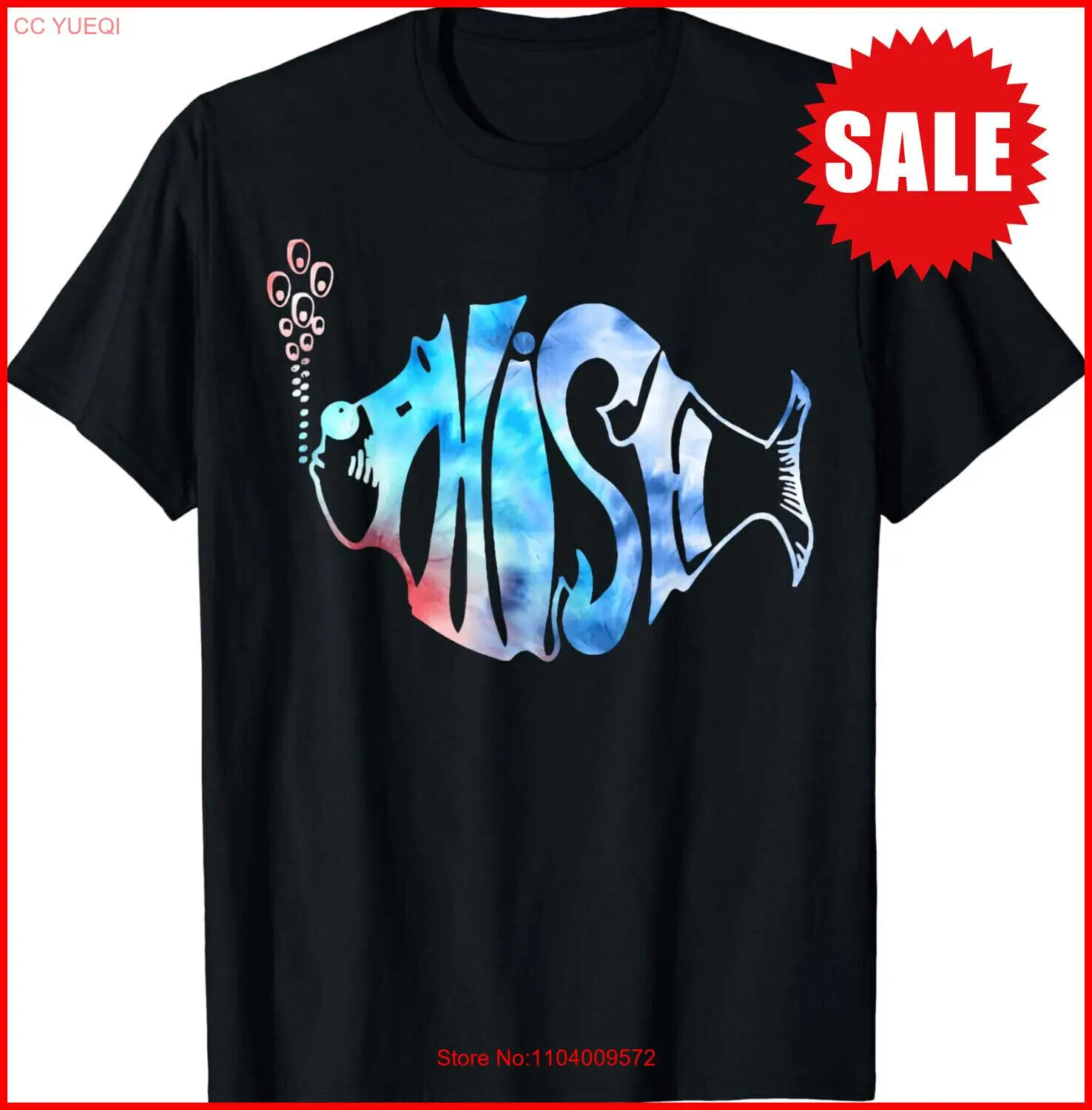 Colorful Phish Short Sleeve T-shirt H86036