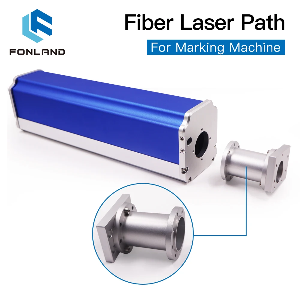 FONLAND Fiber Marking Laser Path Bule Color Marking Optical System Part for DIY Fiber Laser Marking Beam Lens Instal