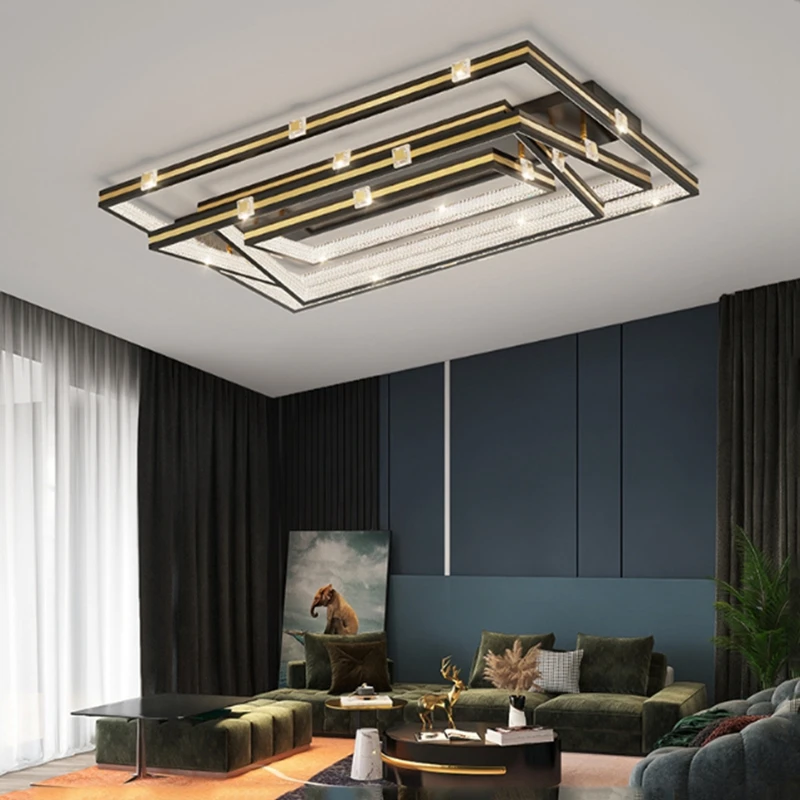 

New LED Living Room Ceiling Lamp Modern Intelligent Bedroom Study Restaurant Chandelier Originality Indoor Decorate Luminaires