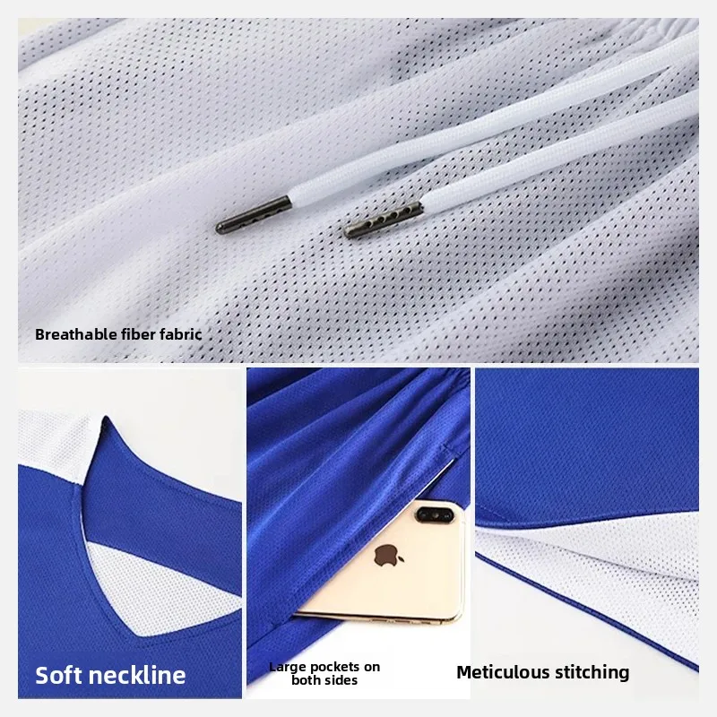 مجموعة زي كرة السلة للارتداء على الوجهين، جيرسي فريق المنافسة الاحترافي القابل للتخصيص للأولاد والبنات #3