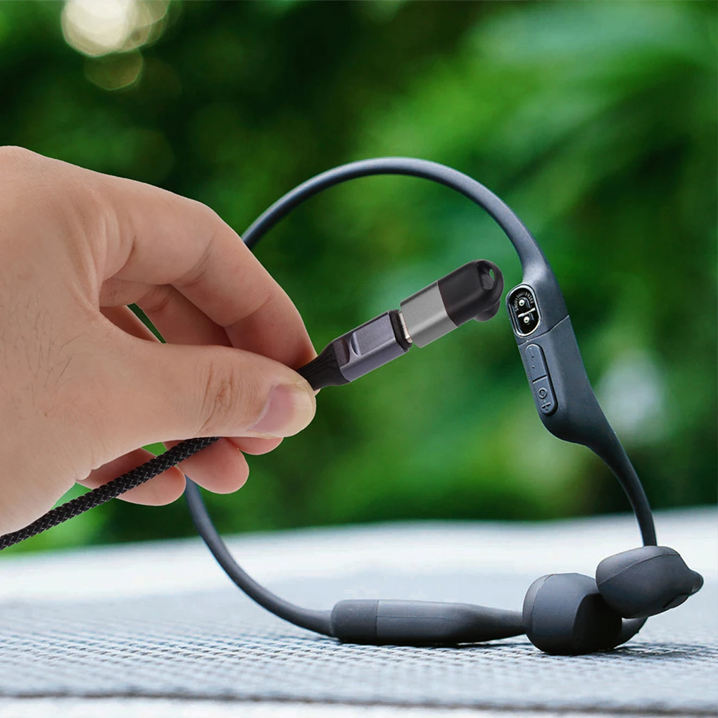 Para shokz adaptador de cabo de carregamento carregador magnético conversor carregador tipo c adaptador de carregamento usb c para shokz openrun air