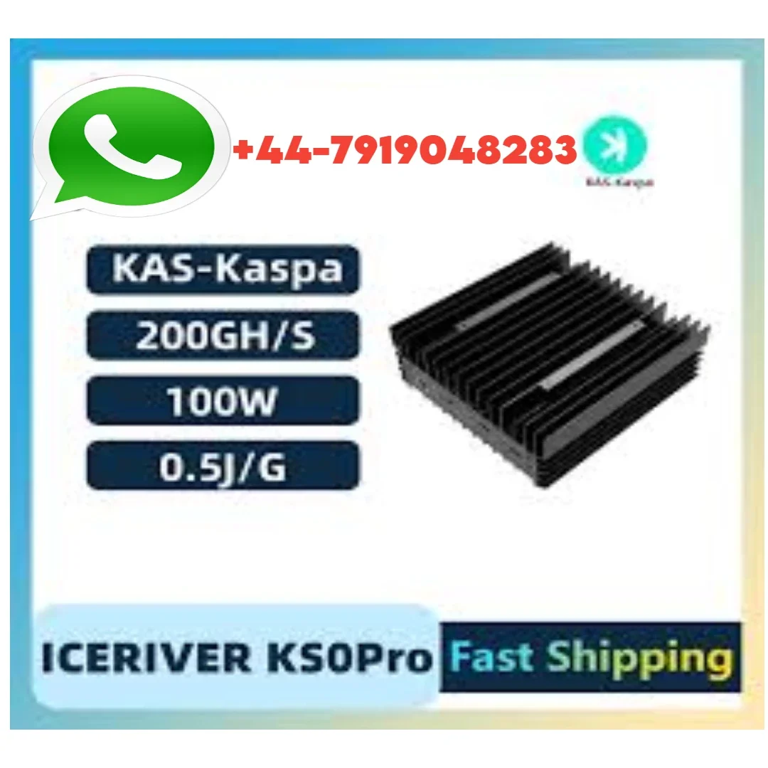 

Q1 готов к отправке ICERIVER KASPA MINER KS0 PRO (200GH/s, 100W)