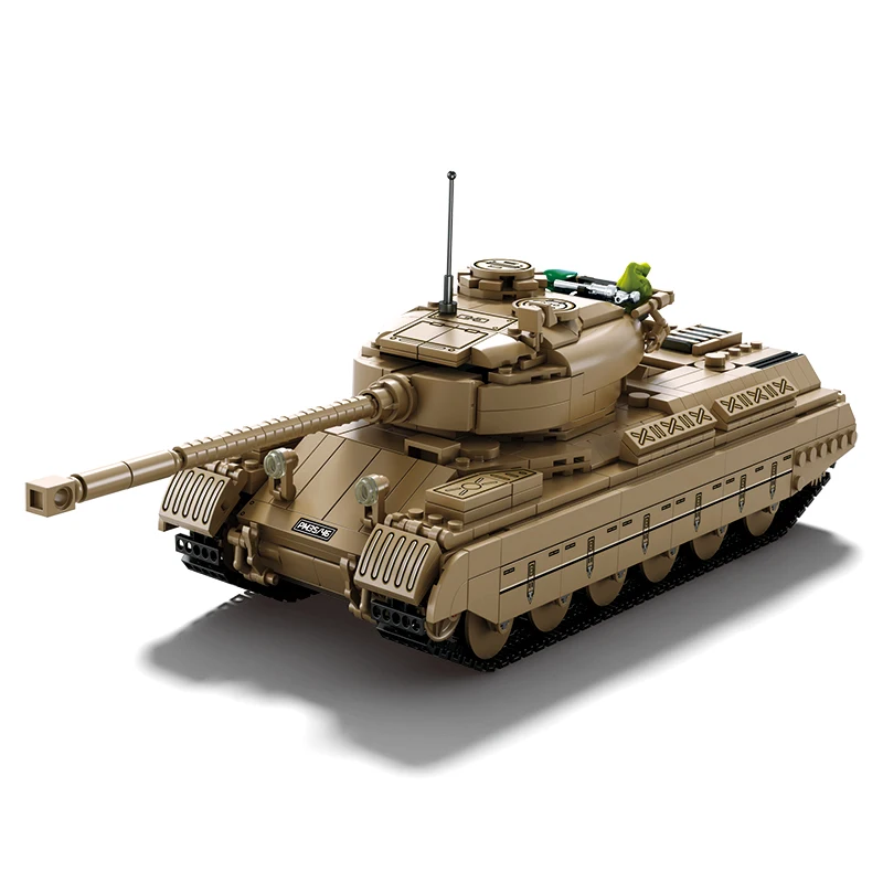 1022PCS Progetto M35 Mod46 Tank Bouwstenen World of Tanks Medium Tank Model Brique Militair Voertuig Bureau Display Speelgoed Cadeau