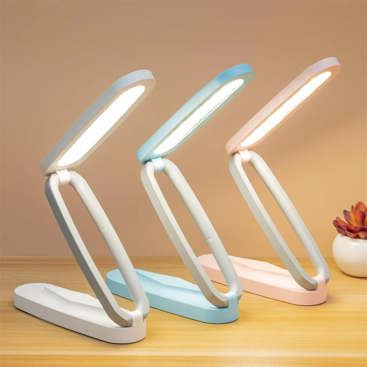 Modern Minimalist Folding Reading Eye Protection Lighting Small Night Light for Night Learning LED Desk Lamp
