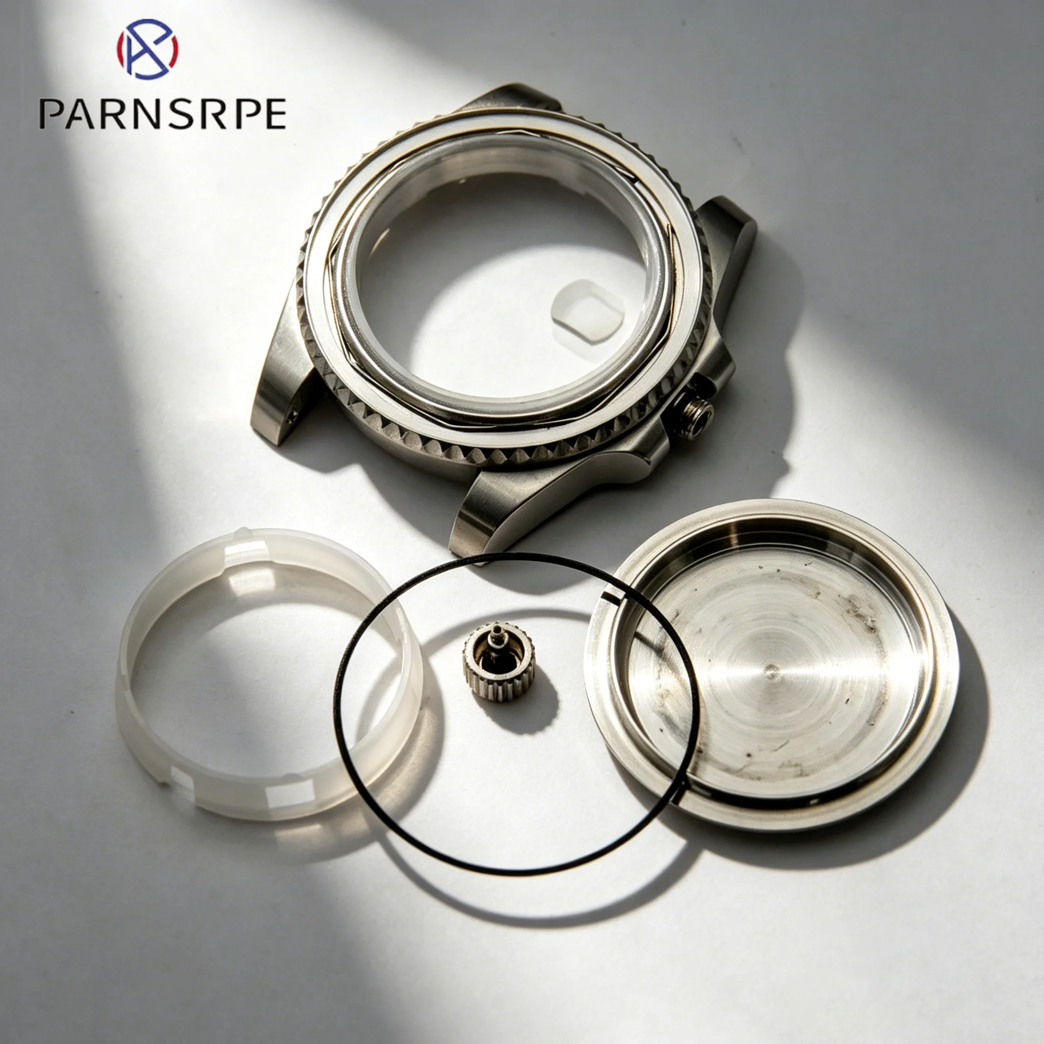 

40mm Stainless Steel Dive Watch Case for Watch Mod Fit Miyota 8215 8205 8200 Mingzhu 2813 3804 28.5mm Dial Men Watch Parts
