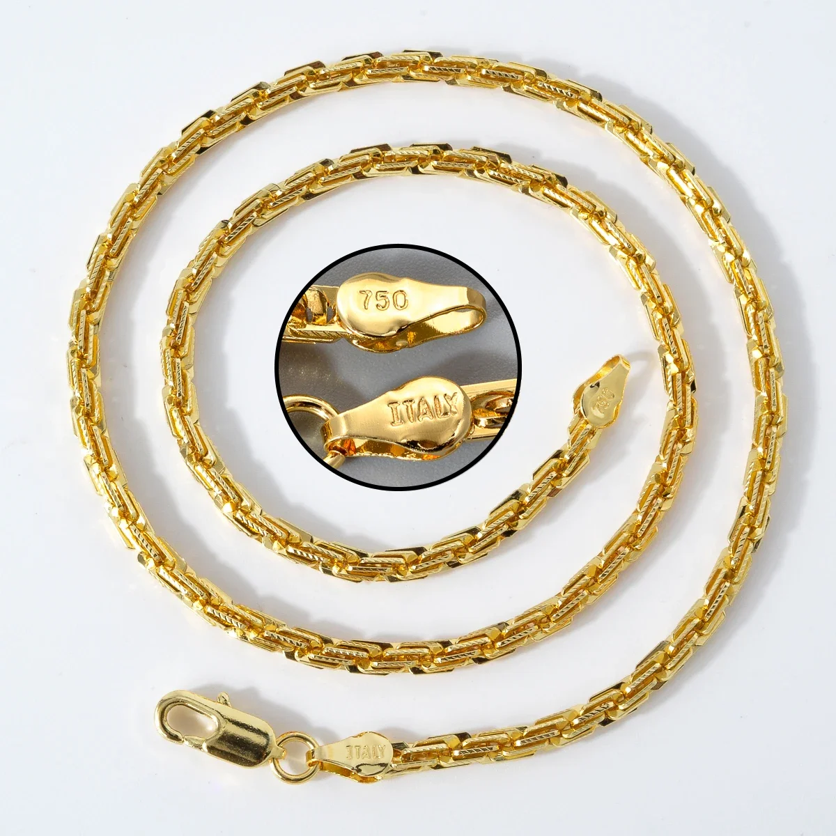 Unbranded Dubai Chain Necklace Gold 4mm 3