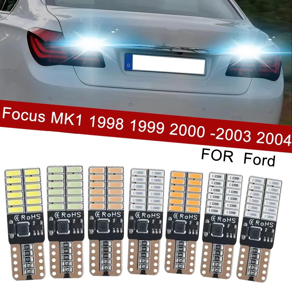 W5W T10 Led Canbus Reverse Light Car Bulb Back Up Lamp 6000K  For Ford Focus MK1 1998 1999 2000 2001 2002 2003 2004