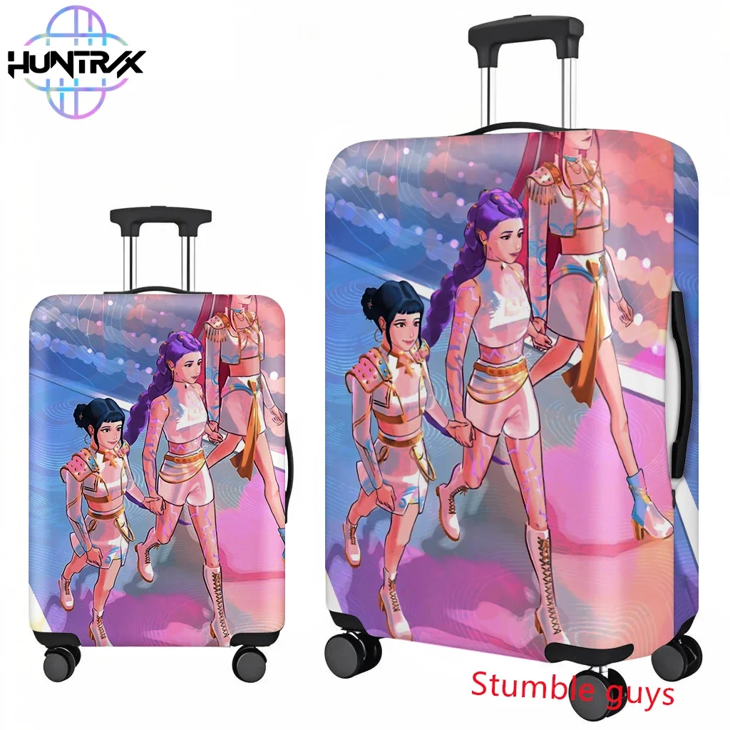 

Kpop Demon Hunters Luggage Protector Cover Fits 18-32 Inch Suitcases Anime Style Travel