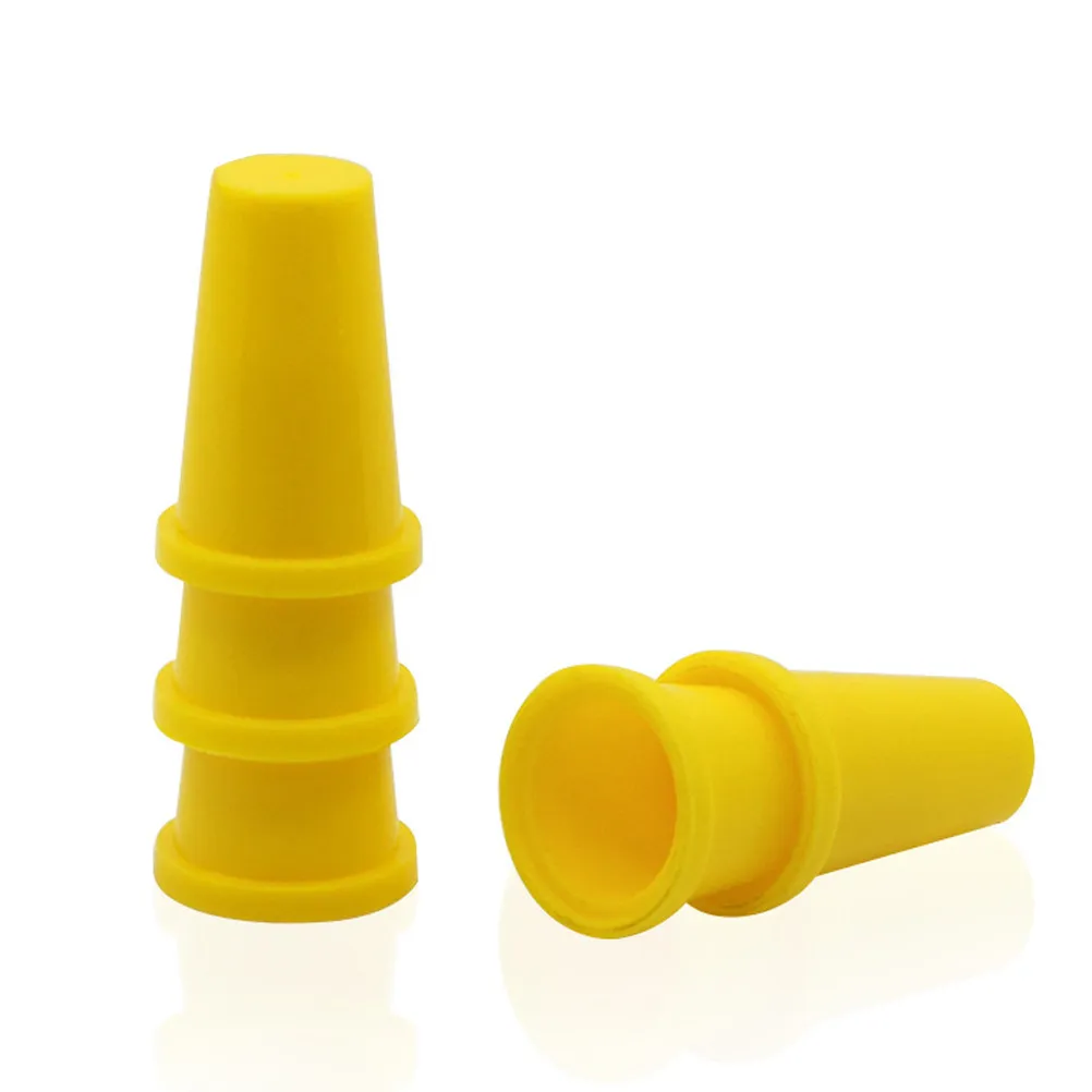 

60Pcs Colorful Thimbles Plastic Finger Protectors for Quilting Needlework Safe DIY Craft Tool Small Size Portable Design