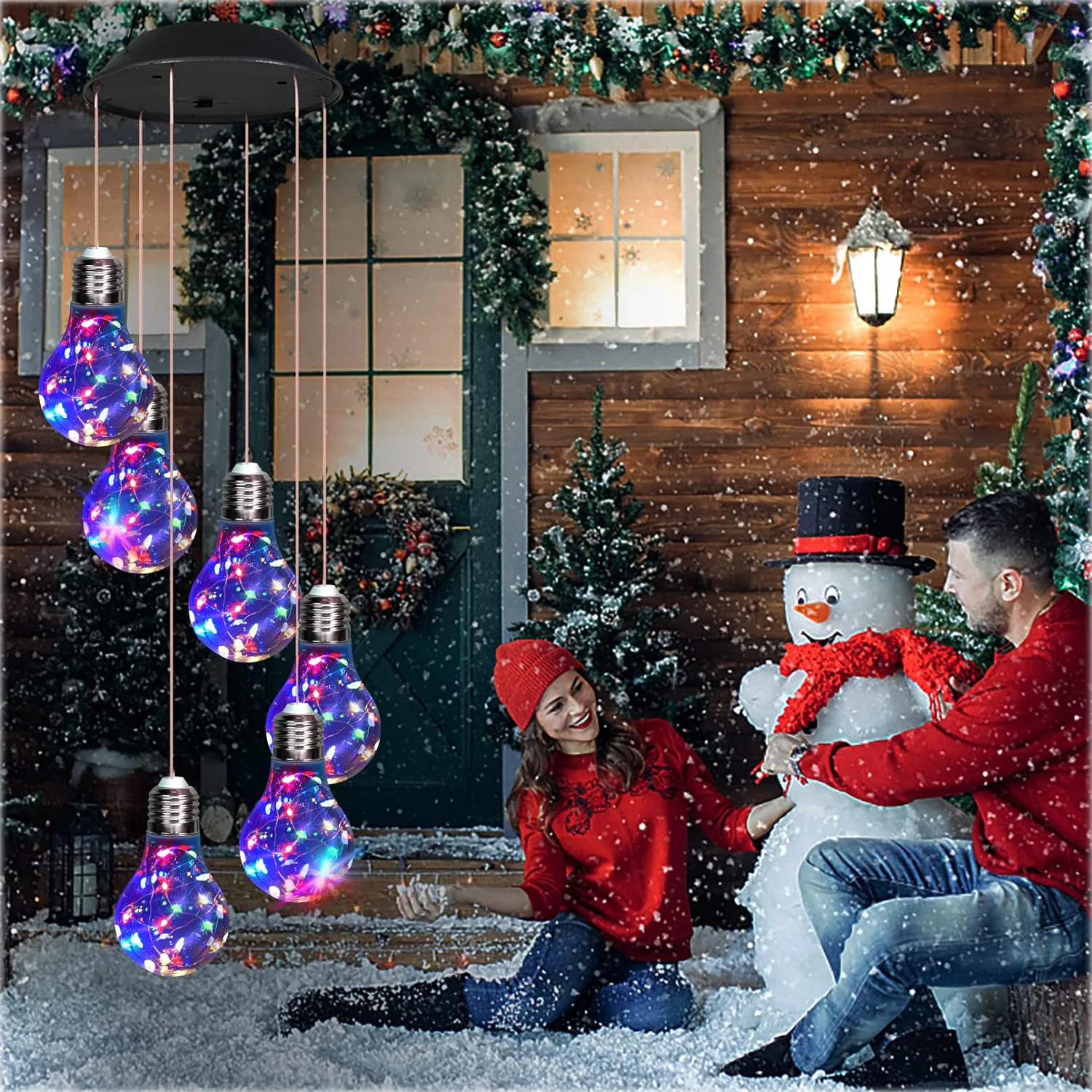 

30LED Solar Powered Copper Wire String Lights Outdoor Garden Decor Christmas Fairy Lights Waterproof Hanging Lanterns for Patio