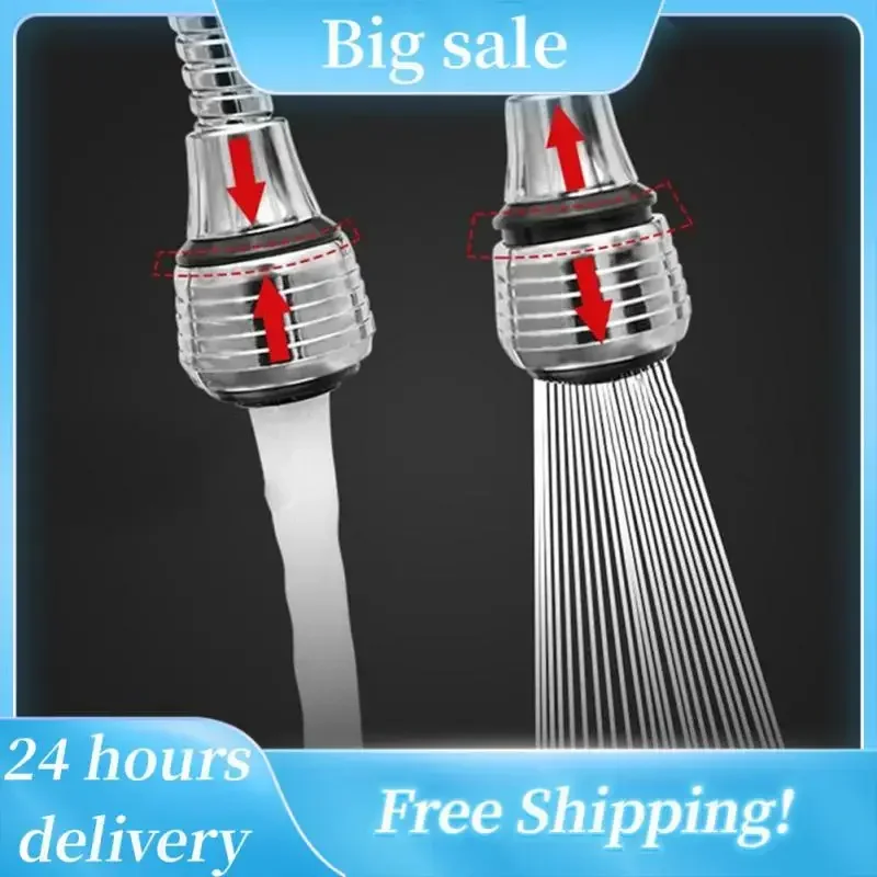 وضع دوار 360 توفير المياه في فوهة الفوار ارتفاع ضغط صنبور تصفية صنبور محول موسع أدوات المطبخ اكسسوارات #2