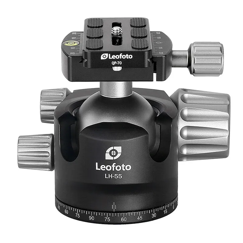 

Leofoto Dual Panoramic Low Center of Gravity Double Opening DSLR Camera Videography Micro SLR Professional Ball Head LH-55R