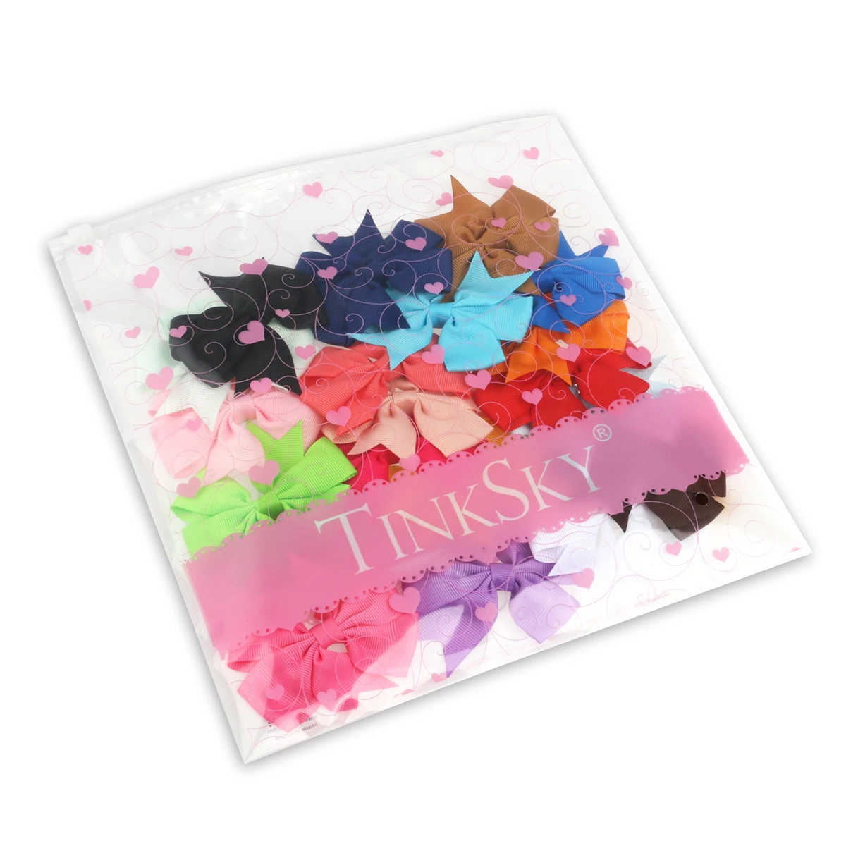 

Boutique 20 Colors Hair Clips for Satin Ribbon Bows Alligator Clip Fastening Hairpins Party Wedding Festival Decor