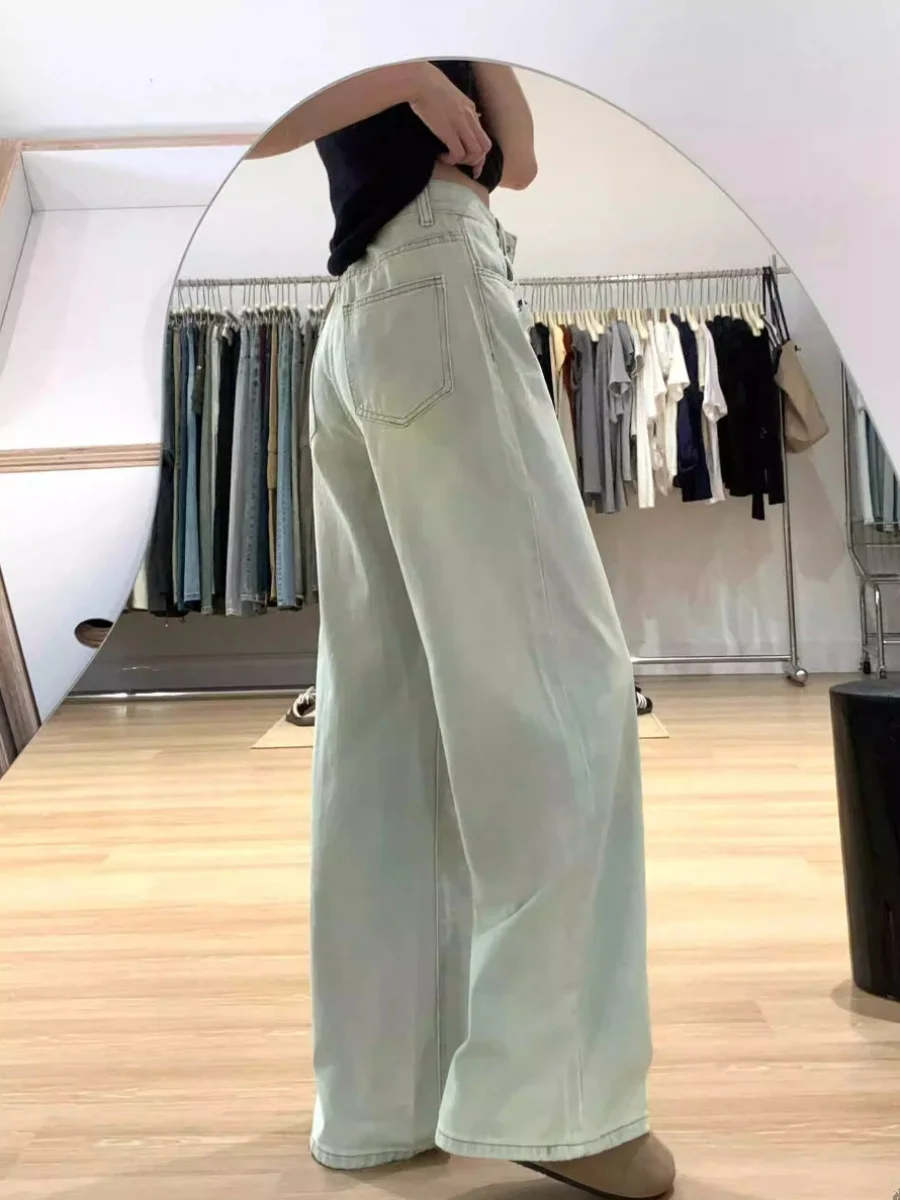 

Jeans Woman Baggy Juminocore Clothes Cargo Pockets Multi Pocket Utility Workwear Military Camouflage Ladies Female Denim 2025