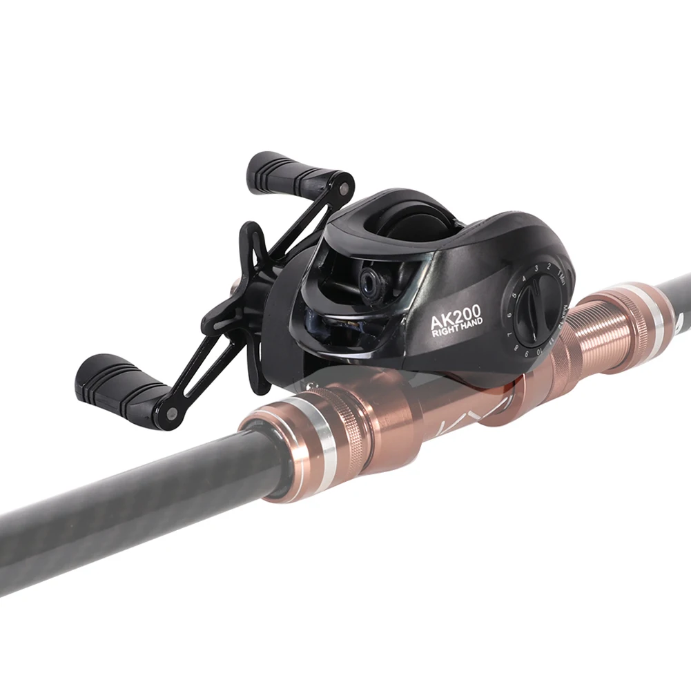 Carrete Baitcasting de alto rendimiento, relación de engranaje de 72 a 1, arrastre de 10kg 18 Plus 1BB, Ideal para principiantes, accesorios de pesca
