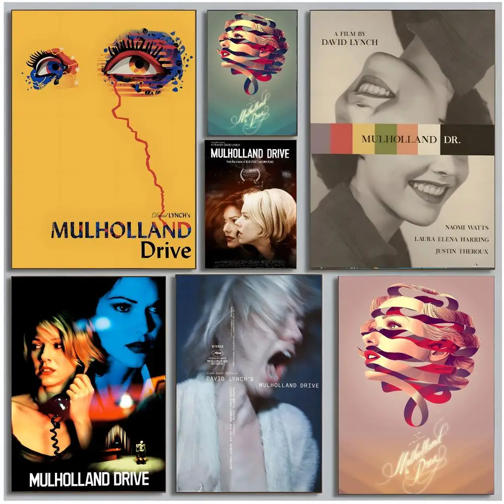 Movie Thriller M-Mulholland Drive Poster Modern Wall Art Bedroom Living Room Print Unframed