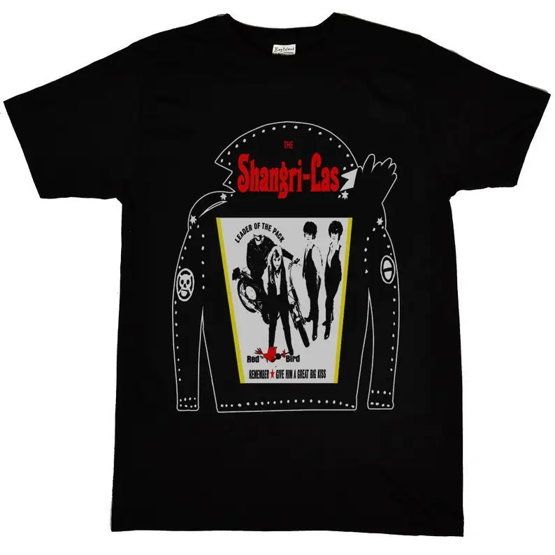 Shangri-Las, the Leader of Pack Men's T-Shirt Fashion Top tee T Shirt Short Sleeve Cotton Men's Crew Neck Printed Tee