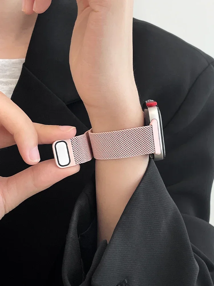 حزام حلقة ميلانو لساعة هواوي FIT 4 pro-Fit 4 حزام مغناطيسي من الفولاذ المقاوم للصدأ لملحقات أشرطة Huawei Fit 3 Fit4