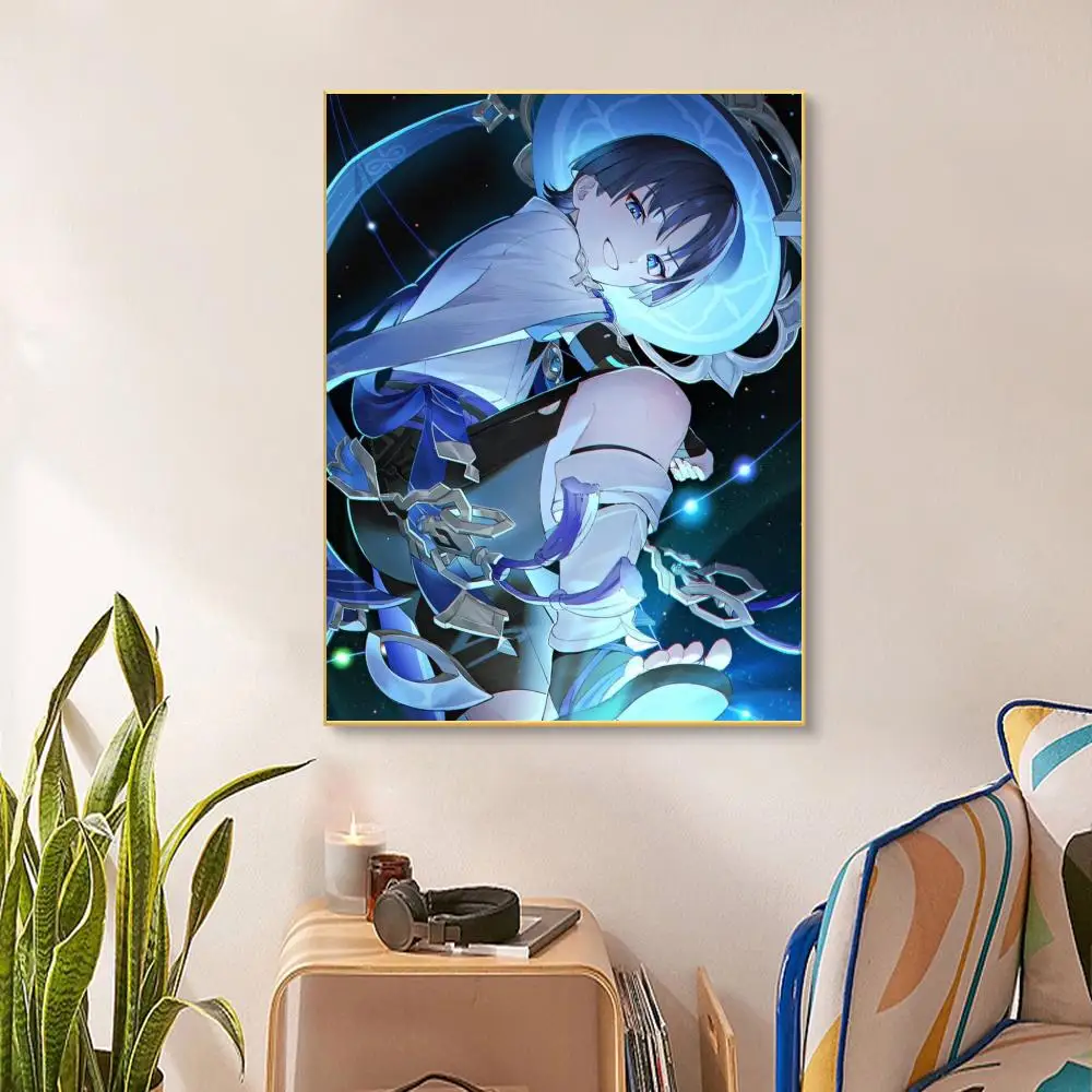 Genshin Impact Wanderer Poster Paper Print Home Living Room Bedroom Entrance Bar Restaurant Cafe Art Painting Decoration