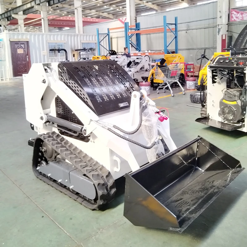 Farm Construction Garden Compact Mini Small Wheel slip Loader Skip Steer Loader for Sale