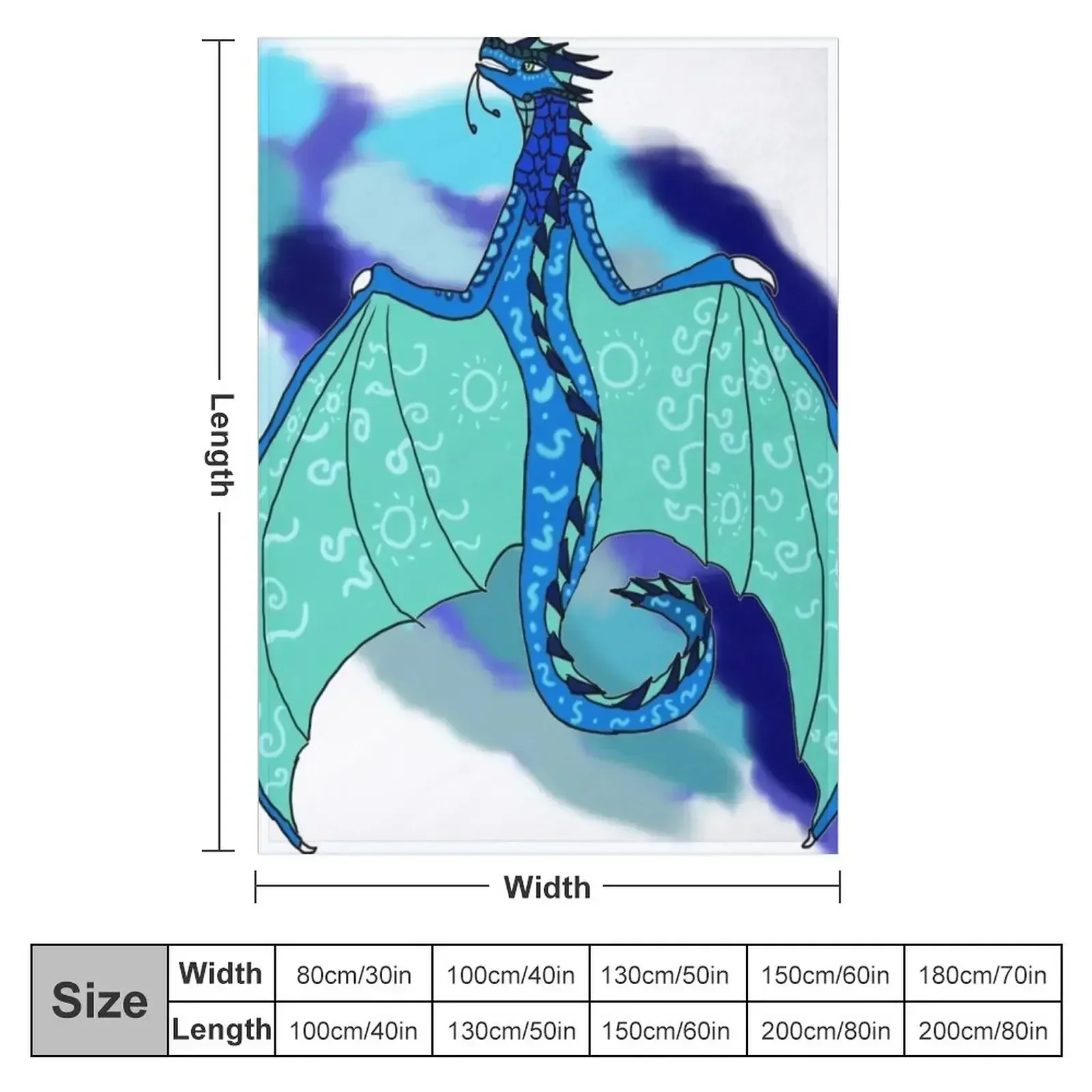 Tsunami Fullbody Throw Blanket couch cozy soft plush fuzzy picnic outdoor blanket