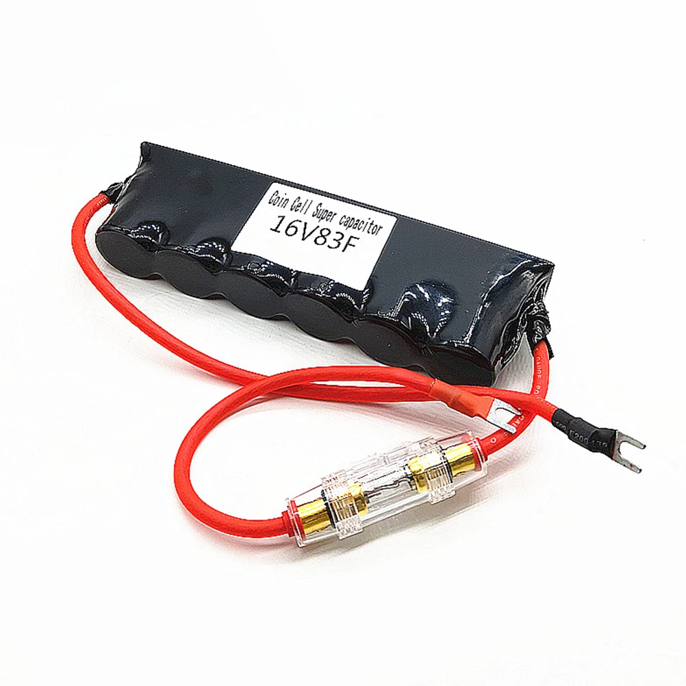 

1 pc Electronic Rectifier Car Filter Connector Auto Power Relay Capacitor Aluminum Alloy ABS Durable Stable Reduce Jitter