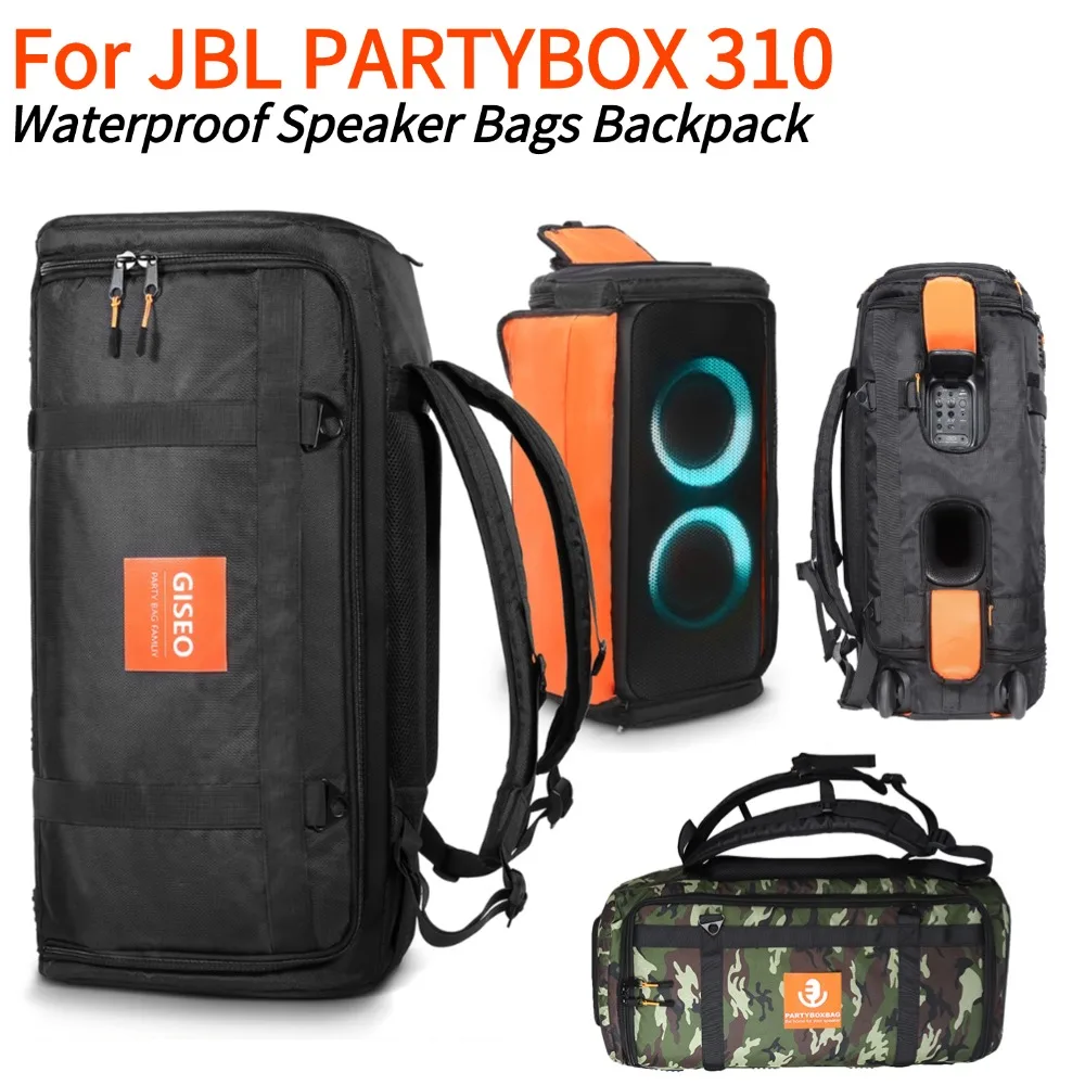 

Waterproof Speaker Shoulder Bags Large Capacity Foldable Protection Speaker Storage Breathable Accessories for JBL Partybox 310