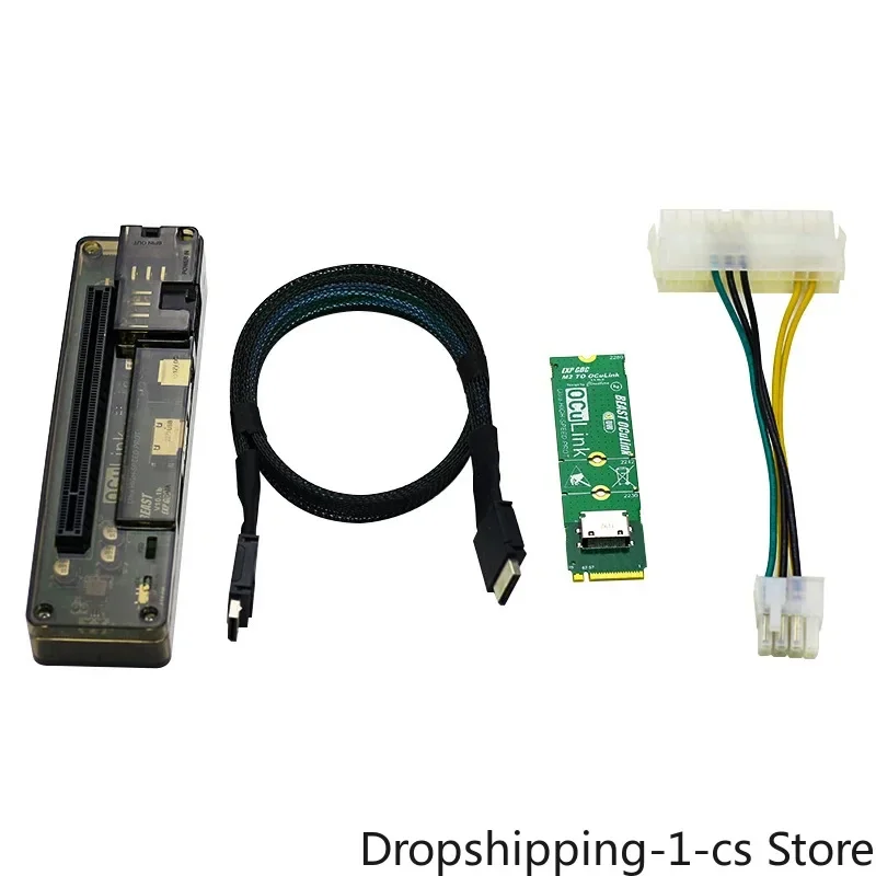 Beast OCuLink docking station M.2 MKEY to OCULINK adapter board supports PCE-E X4 4.0