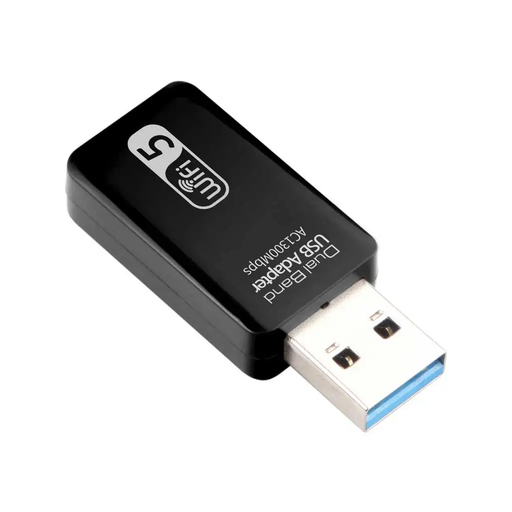 USB3.0 Dual Band AC1300Mbps 1200M adattatore segnale scheda di rete computer tablet trasmettitore stabile elettronico più forte