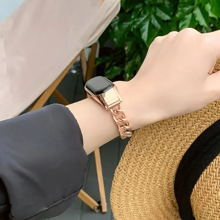 Fashion Slim metal strap for xiaomi band 7 6 5 Stainless steel wrist strap Women Bracelet for Mi band 5 6 strap NFC Chain watch