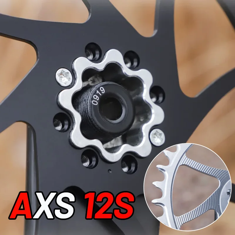 

Звездочка с 8 болтами и прямым креплением для Sram, 8-болтовая звездочка, смещенная велосипедная лоток 0 мм, Mtb, узкая, широкая, большая велосипедная звездочка 34 т, 42 т, 44 т