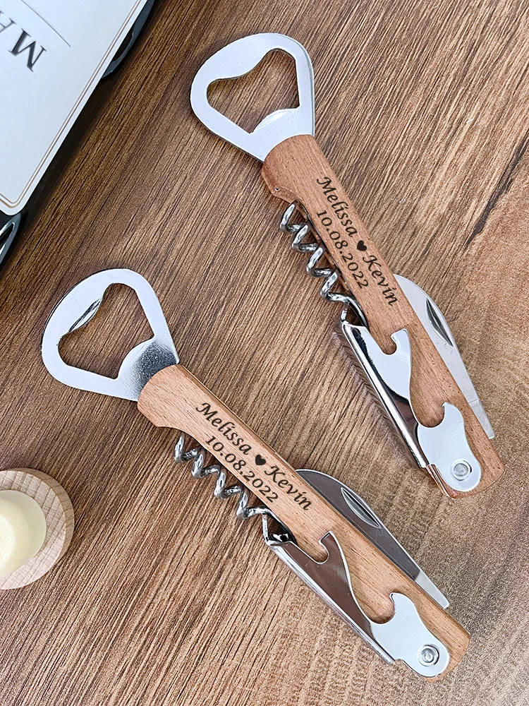 Personalisierte Weinkorkenzieh – Wedding Supply List Bewertung und Preis