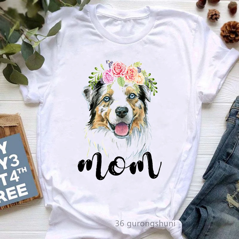 Sevimli Corgi galce grafik baskı T-Shirt kadın kıyafetleri 2024 Harajuku Kawaii T gömlek Femme yaz köpek sevgilisi anne T-Shirt Tops