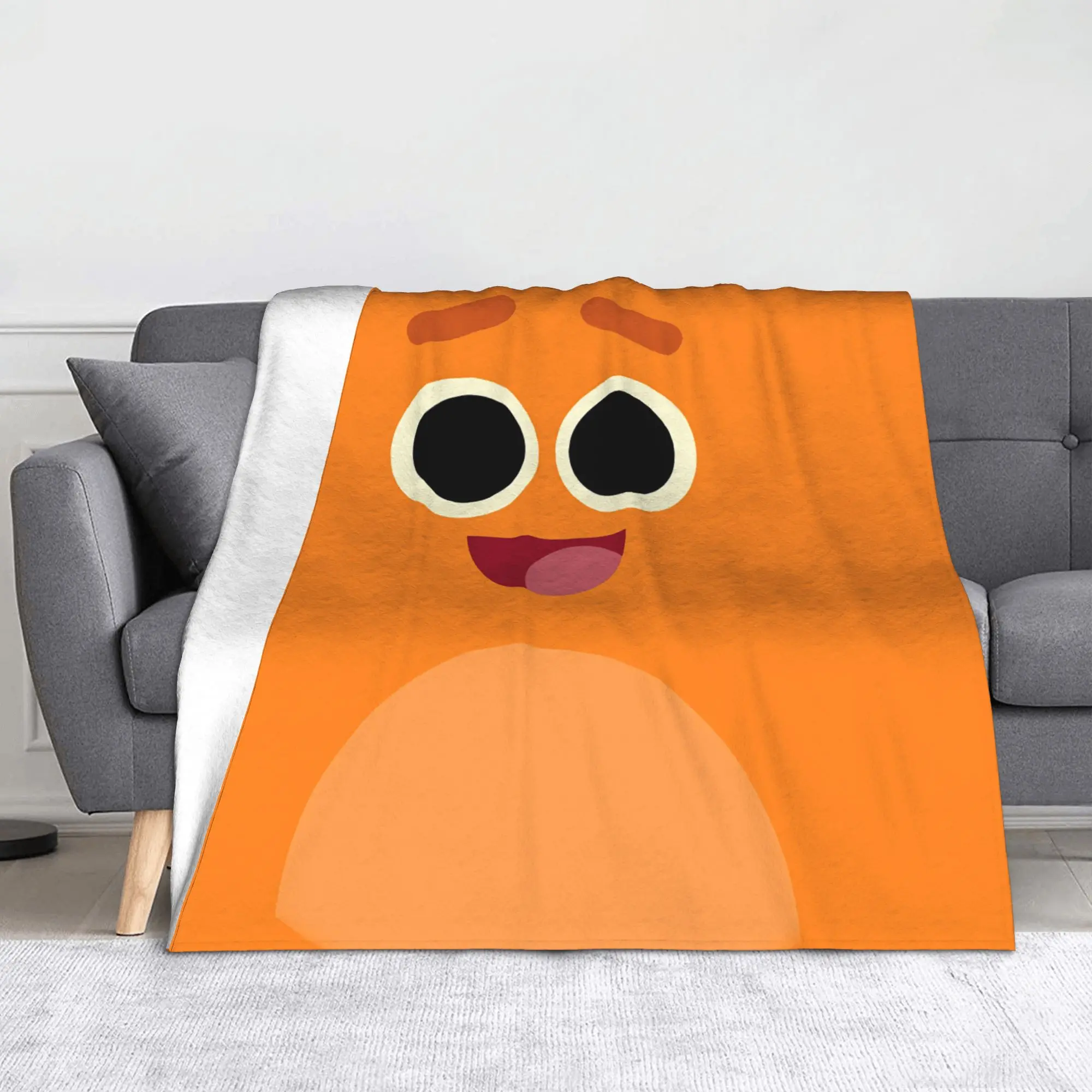 

Одеяло с героями мультфильмов «Шмельчители нос», фланелевые пледы, украшение для дивана, спальни, легкие покрывала