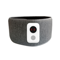 Smart Library Portable Electric Back Massager With Multi-Level Adjustment Waist Abdominal Vibrating Warmer Belt Device For Foot