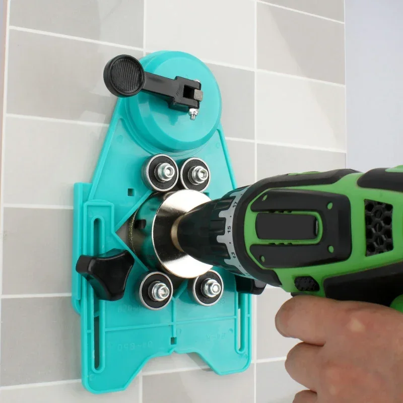 Glass Tile Hole Locator Floor Tile Hole Fixing Device Marble Drilling Hole Special Positioning
