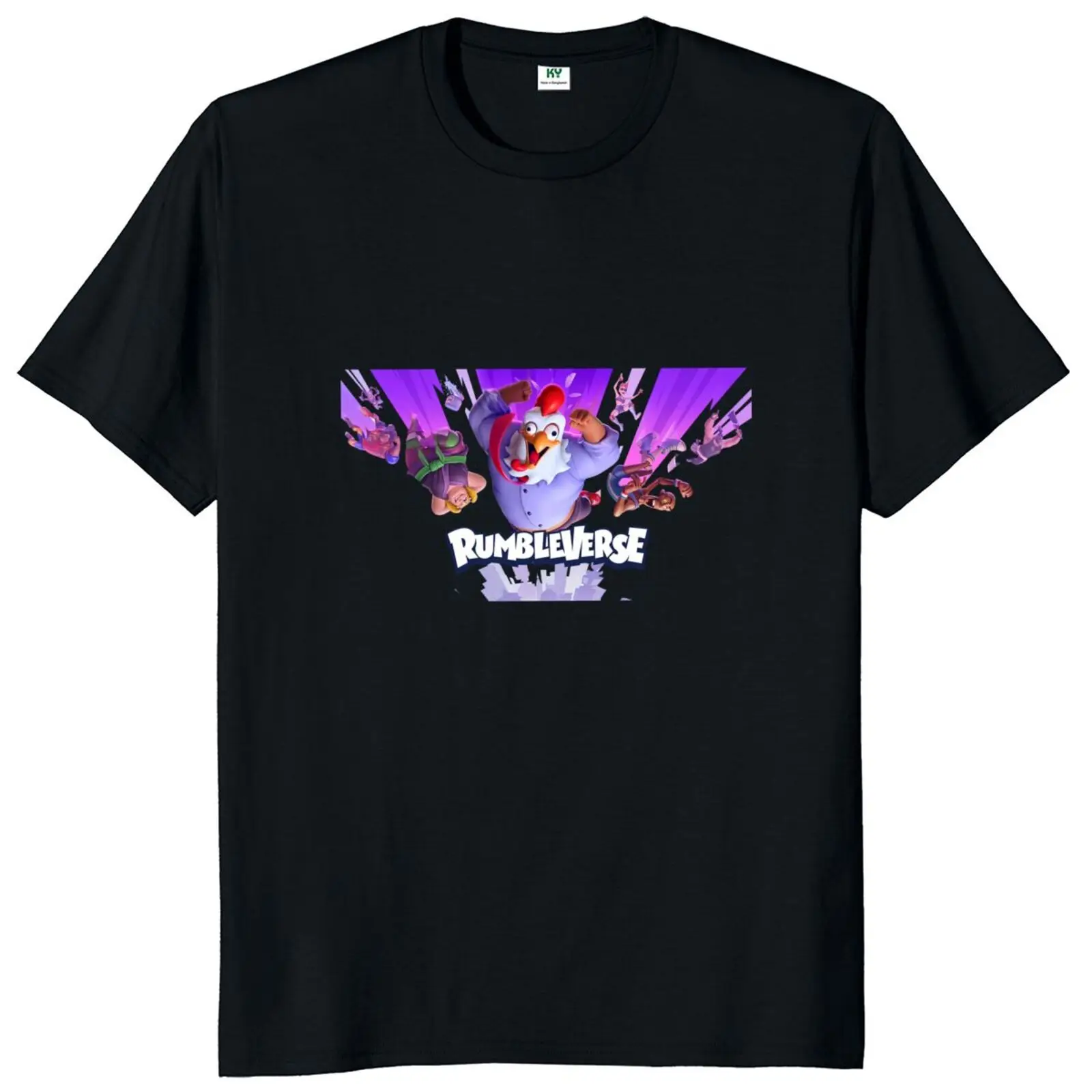 T-shirt unisexe Battle Royale Régions bleverse, T-shirt de jeu vidéo, T-shirt fantaisie, 100% coton, Taille UE