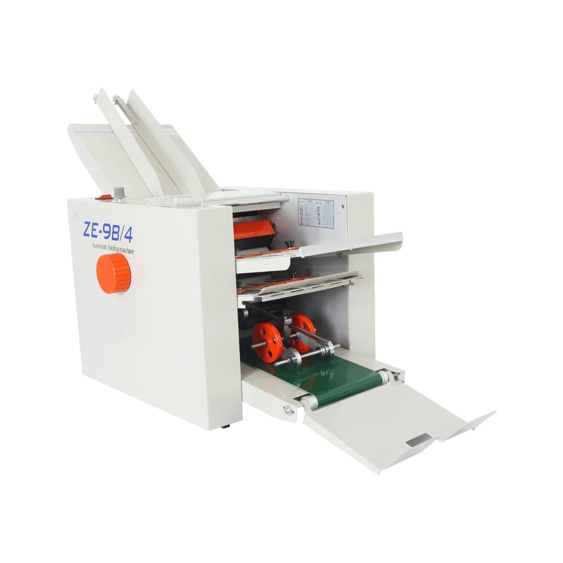ZE-8B/4  A4 A3 Cross Make Leaflet Booklet Automatic Fold Paper Folding Machine