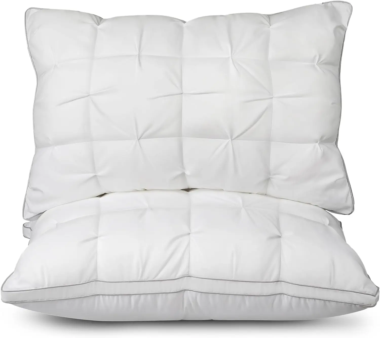 Almohada de Protección Cervical - Almohada Individual de Calidad Hotelera, Cómoda y que Facilita el Sueño, para Uso en el Hogar o Dormitorio, Lavable por Ambos Lados