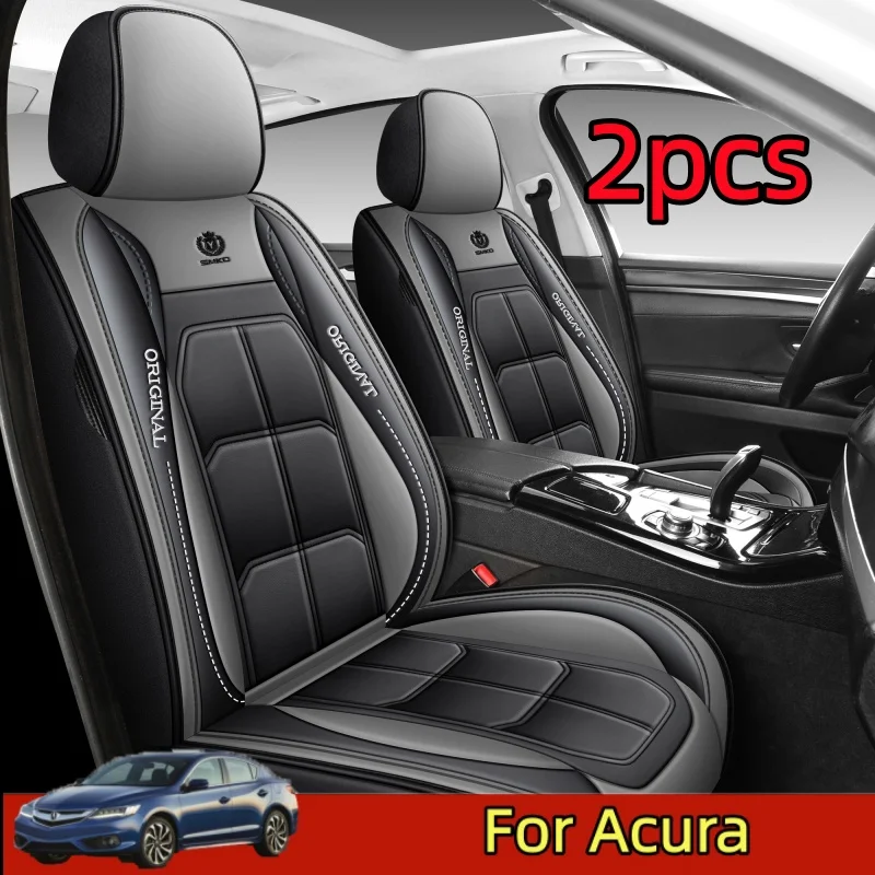 

Чехлы на автомобильные сиденья Acura, передние двухместные чехлы на сиденья, полностью покрытые искусственной кожей, водонепроницаемые