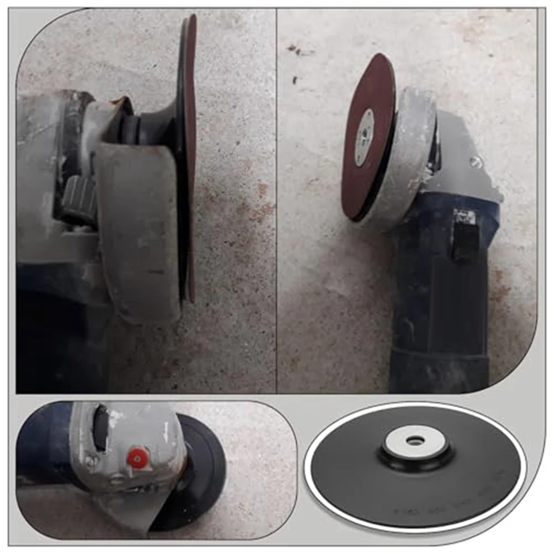 ABJI-3Pcs Plastic Angle Grinder Backing Pad Compatible With M14 Internal Thread Disc Sander Angle Grinder Diameter