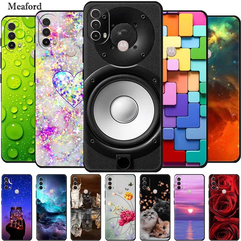 Para Motorola Moto E40 funda de lujo TPU funda trasera de silicona suave funda de teléfono para Moto E 40 Coque para MotoE40 Capa Protector Fundas