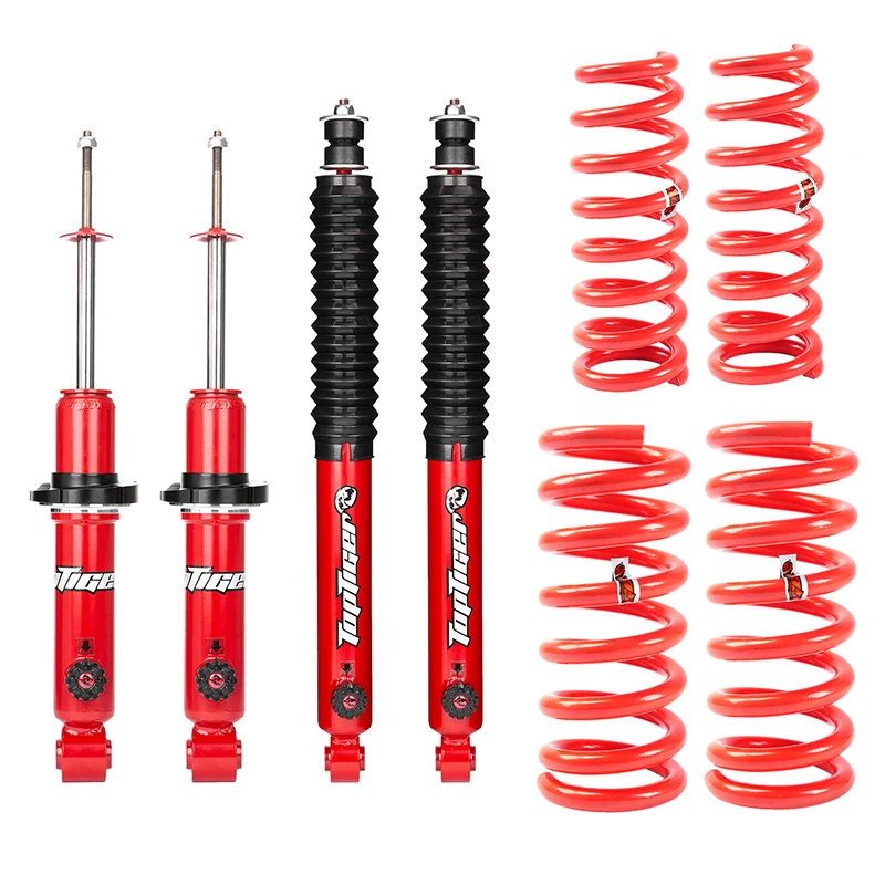 For MITSUBISHI Pajero V93 V97 Gas Charged Adjustable Shock Absorber 2 Inch Lift Kit